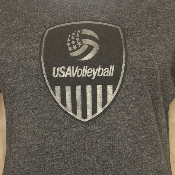 Adidas Charcoal Gray USA Volleyball Tee | Women’s Medium - Picture 4 of 5